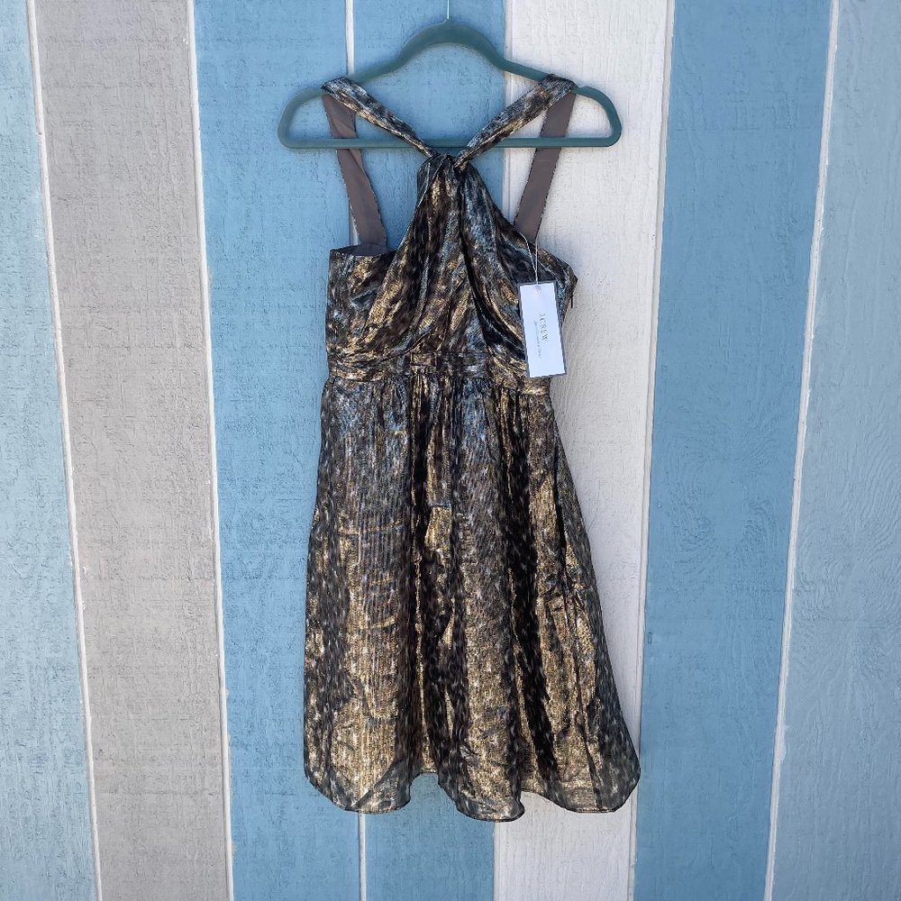 J. Crew Gold Dress Size 4